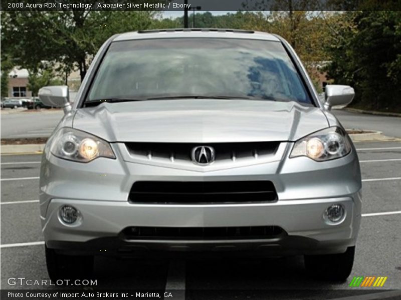 Alabaster Silver Metallic / Ebony 2008 Acura RDX Technology