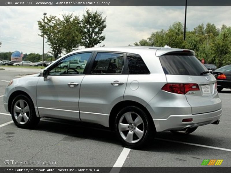 Alabaster Silver Metallic / Ebony 2008 Acura RDX Technology