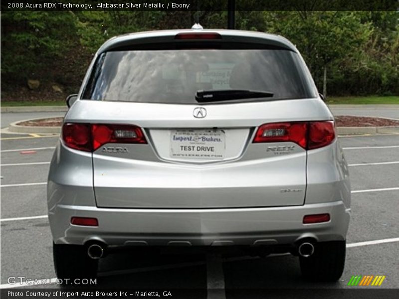 Alabaster Silver Metallic / Ebony 2008 Acura RDX Technology