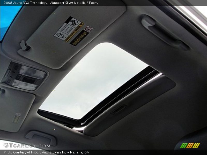 Alabaster Silver Metallic / Ebony 2008 Acura RDX Technology
