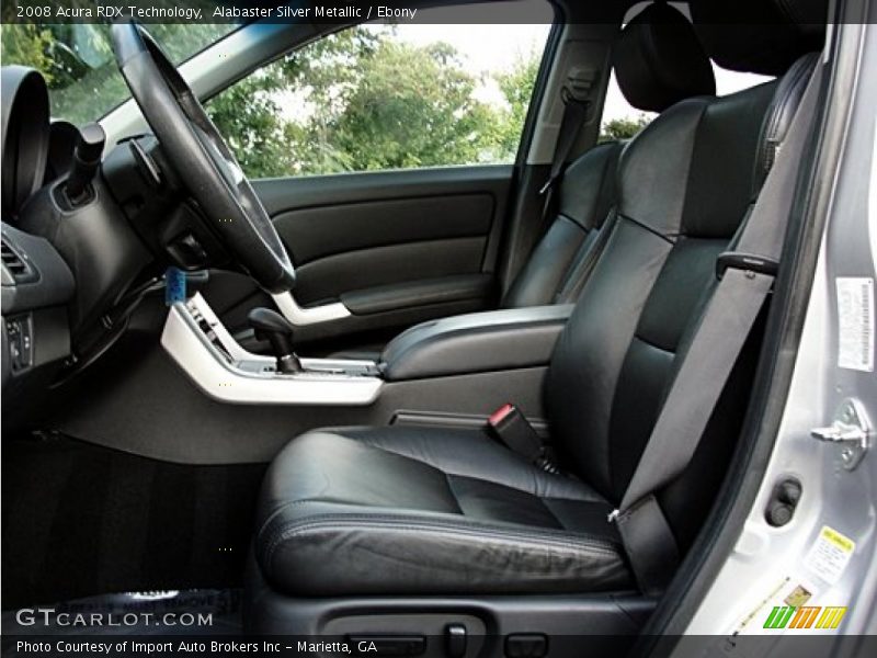 Alabaster Silver Metallic / Ebony 2008 Acura RDX Technology