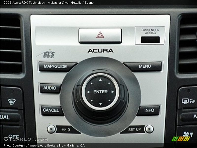 Alabaster Silver Metallic / Ebony 2008 Acura RDX Technology
