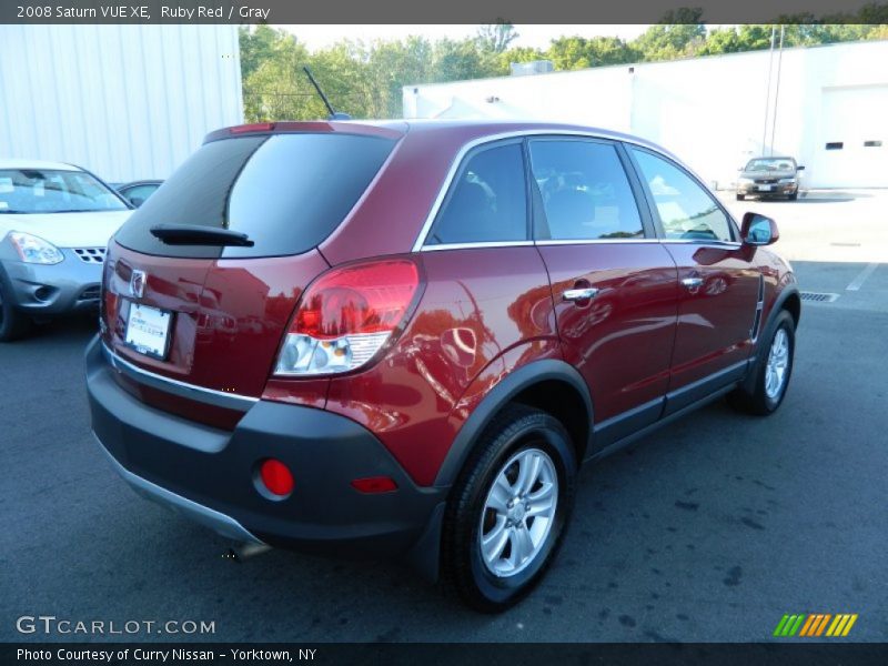 Ruby Red / Gray 2008 Saturn VUE XE