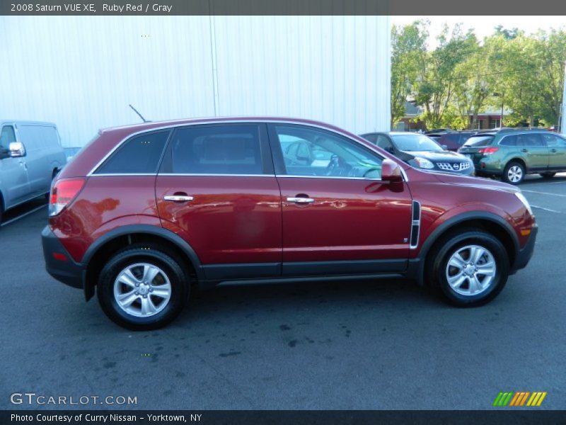 Ruby Red / Gray 2008 Saturn VUE XE