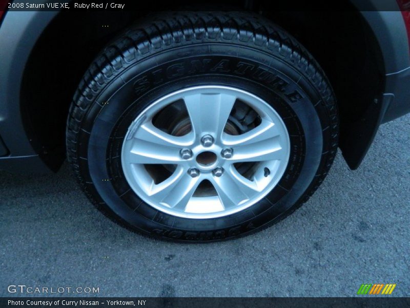 Ruby Red / Gray 2008 Saturn VUE XE