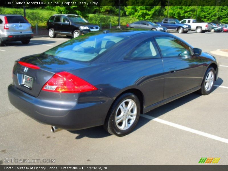 Graphite Pearl / Gray 2007 Honda Accord EX-L Coupe