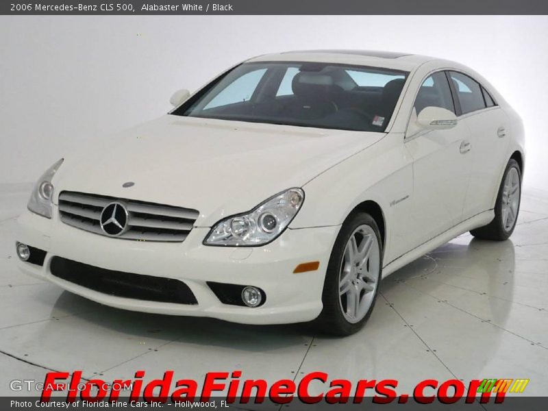 Alabaster White / Black 2006 Mercedes-Benz CLS 500