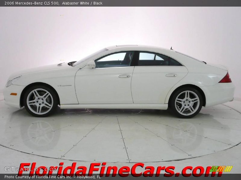 Alabaster White / Black 2006 Mercedes-Benz CLS 500