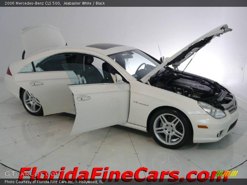Alabaster White / Black 2006 Mercedes-Benz CLS 500