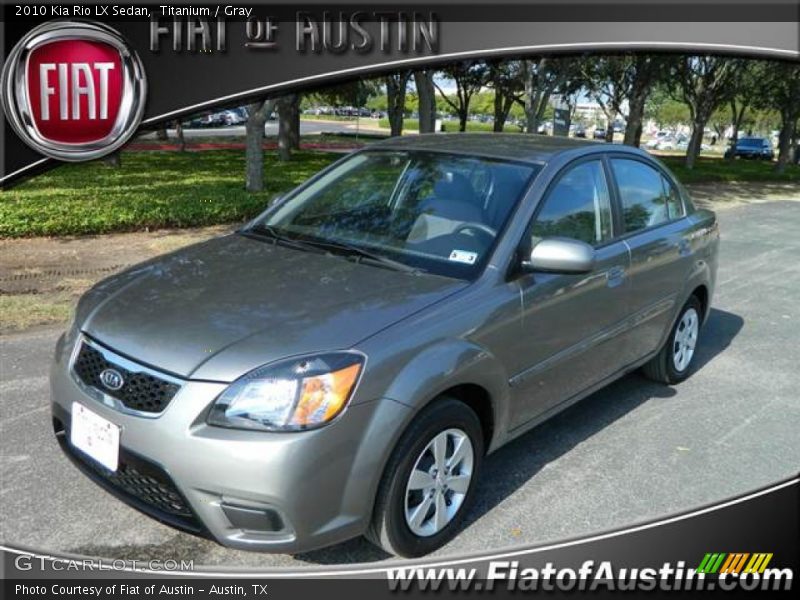 Titanium / Gray 2010 Kia Rio LX Sedan
