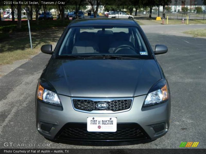 Titanium / Gray 2010 Kia Rio LX Sedan