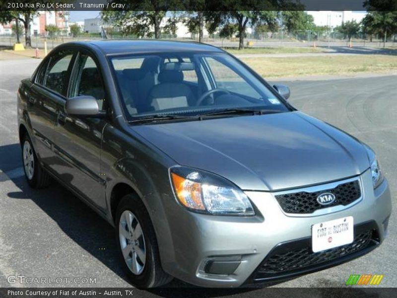 Titanium / Gray 2010 Kia Rio LX Sedan