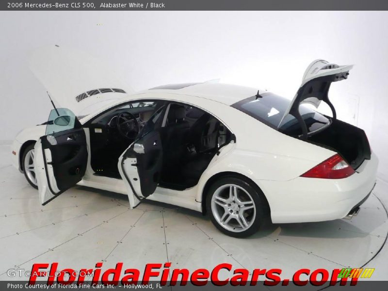 Alabaster White / Black 2006 Mercedes-Benz CLS 500
