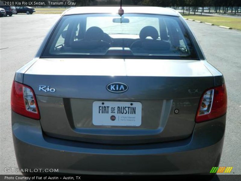 Titanium / Gray 2010 Kia Rio LX Sedan