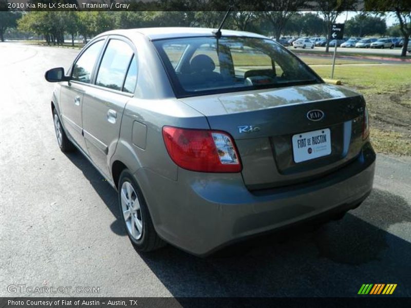 Titanium / Gray 2010 Kia Rio LX Sedan