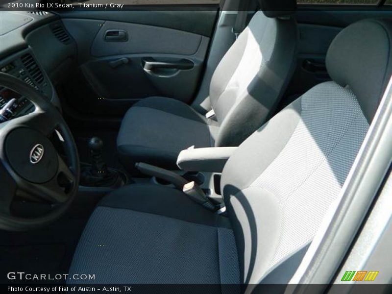 Titanium / Gray 2010 Kia Rio LX Sedan