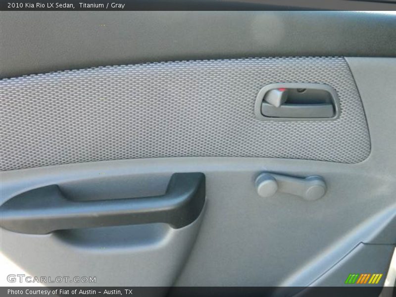 Titanium / Gray 2010 Kia Rio LX Sedan