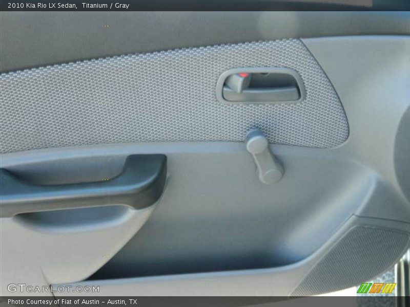 Titanium / Gray 2010 Kia Rio LX Sedan
