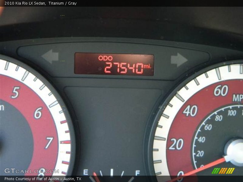Titanium / Gray 2010 Kia Rio LX Sedan