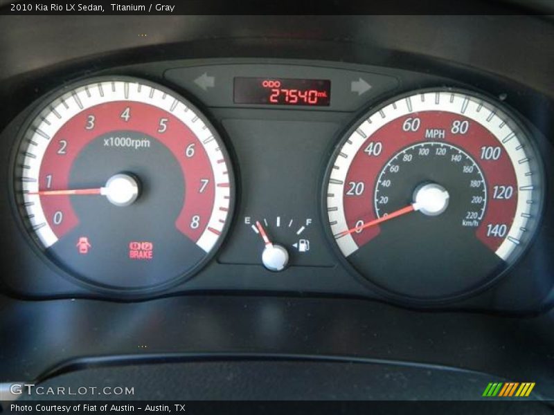 Titanium / Gray 2010 Kia Rio LX Sedan