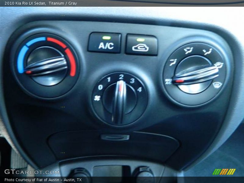 Titanium / Gray 2010 Kia Rio LX Sedan