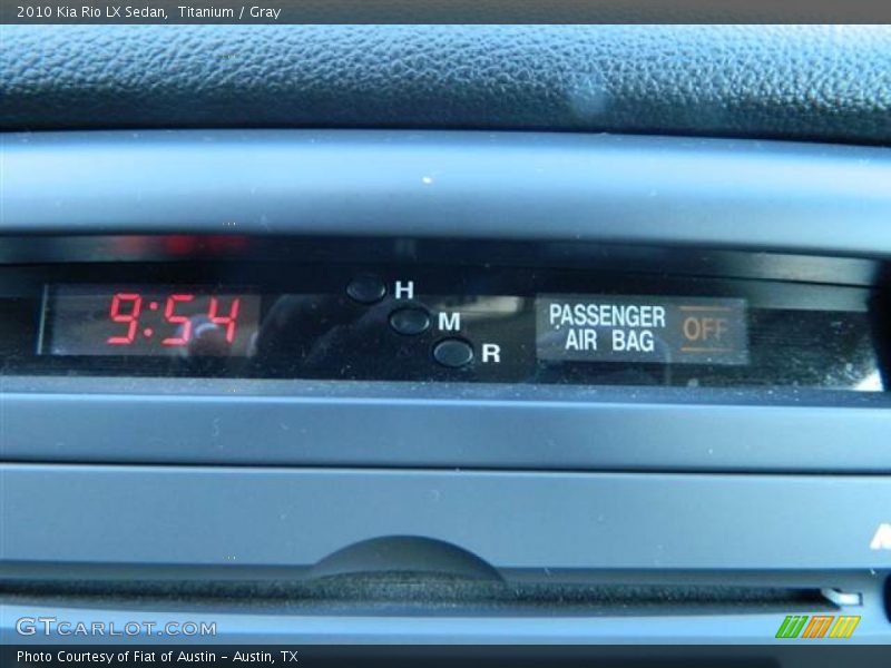 Titanium / Gray 2010 Kia Rio LX Sedan