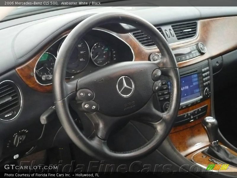 Alabaster White / Black 2006 Mercedes-Benz CLS 500