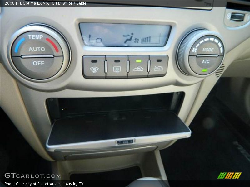Clear White / Beige 2008 Kia Optima EX V6
