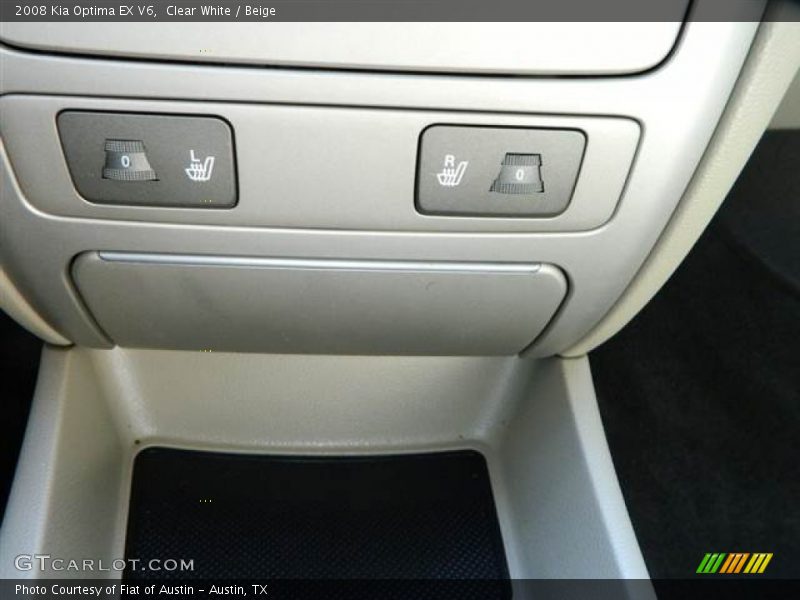 Clear White / Beige 2008 Kia Optima EX V6