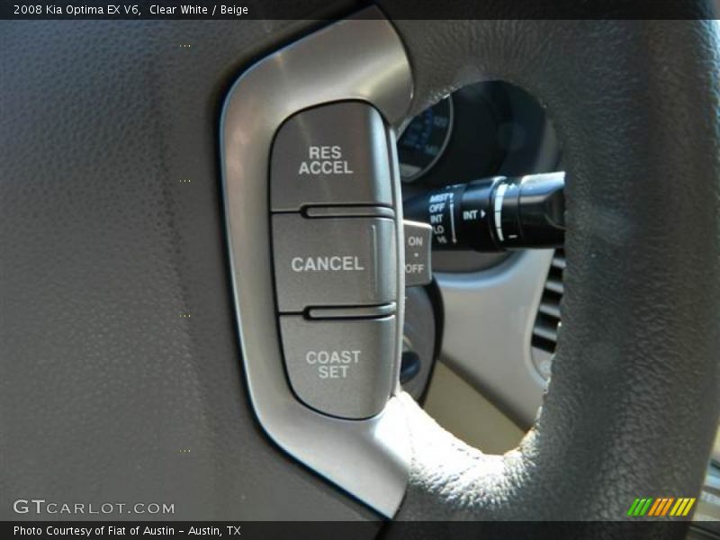 Clear White / Beige 2008 Kia Optima EX V6