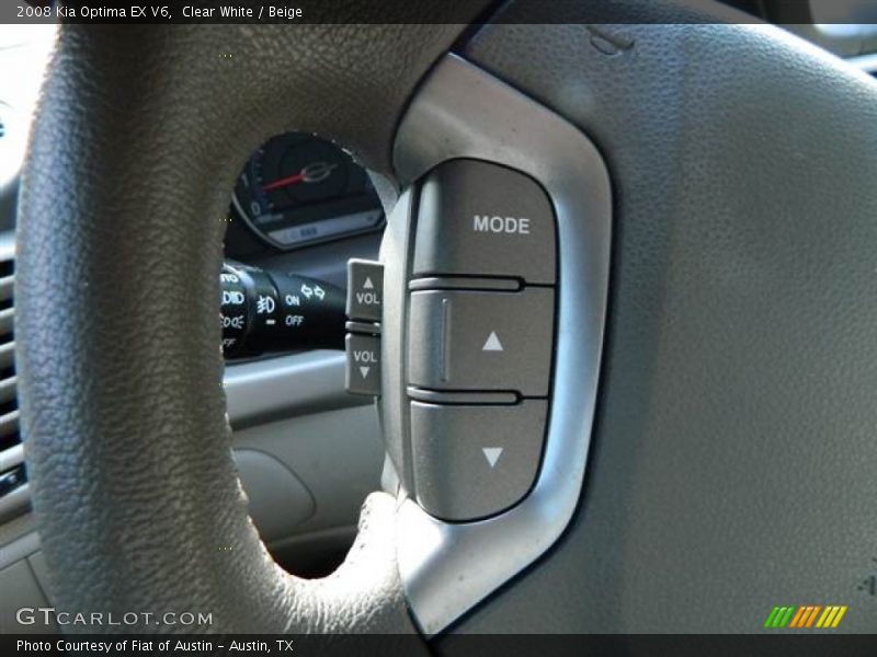 Clear White / Beige 2008 Kia Optima EX V6
