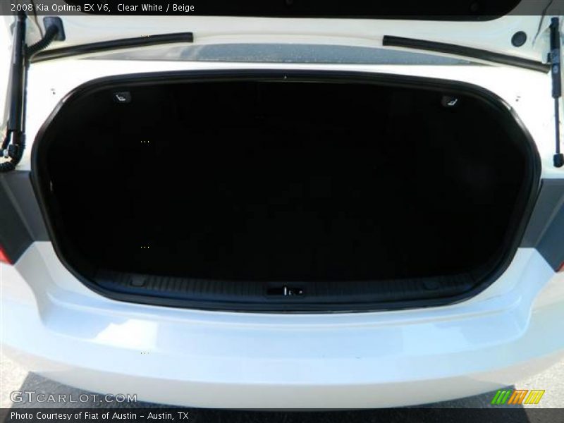 Clear White / Beige 2008 Kia Optima EX V6