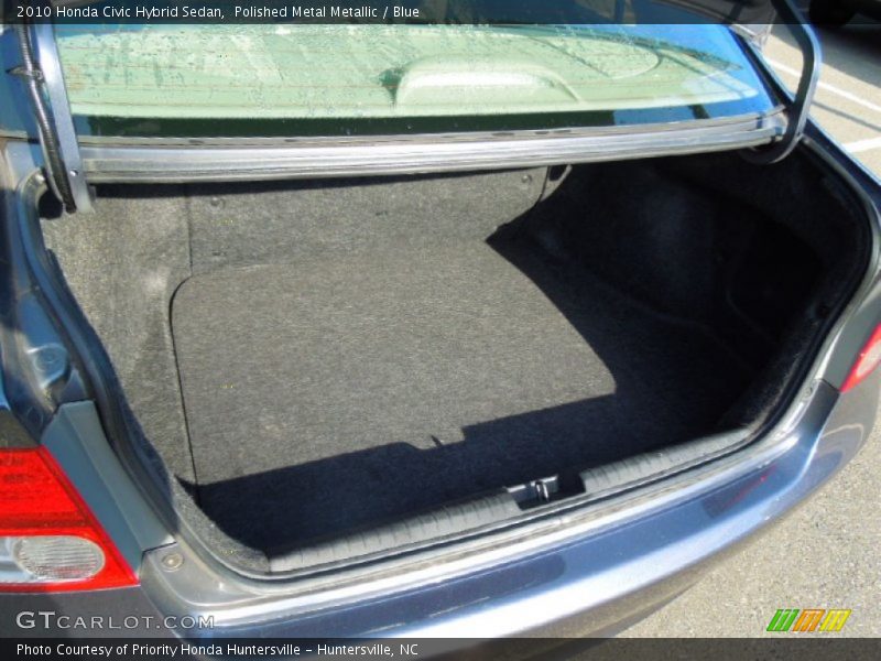 Polished Metal Metallic / Blue 2010 Honda Civic Hybrid Sedan