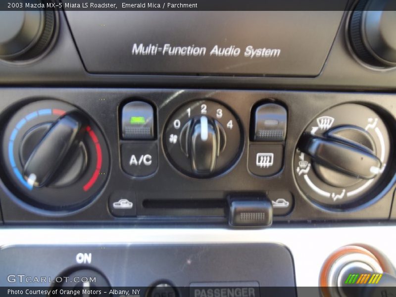 Emerald Mica / Parchment 2003 Mazda MX-5 Miata LS Roadster