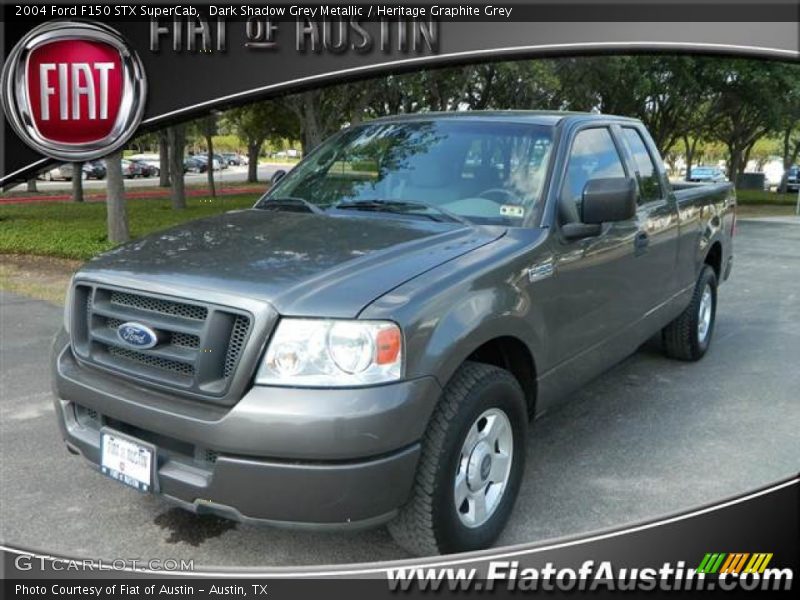 Dark Shadow Grey Metallic / Heritage Graphite Grey 2004 Ford F150 STX SuperCab