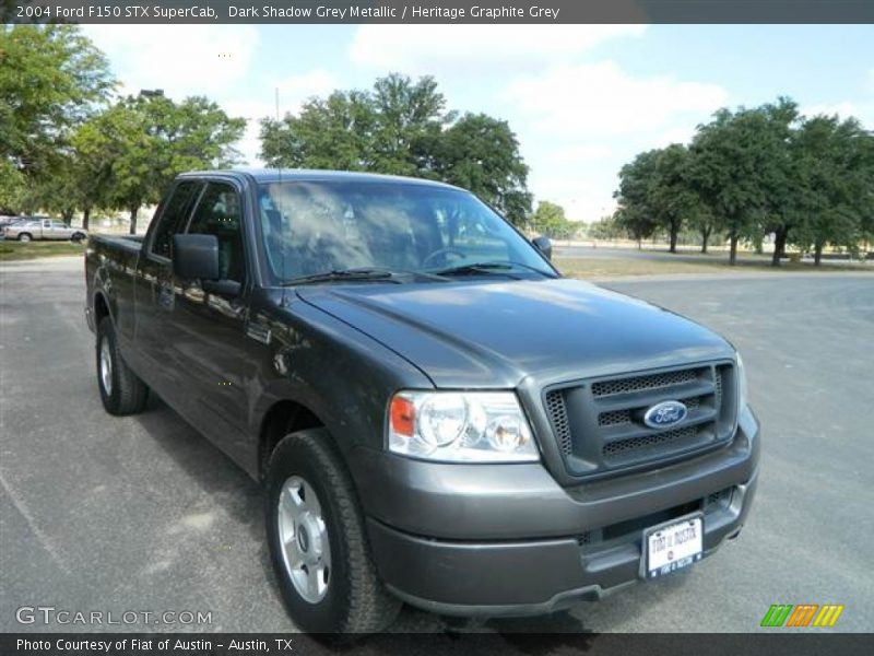 Dark Shadow Grey Metallic / Heritage Graphite Grey 2004 Ford F150 STX SuperCab