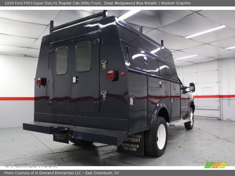 Deep Wedgewood Blue Metallic / Medium Graphite 1999 Ford F450 Super Duty XL Regular Cab Utility Truck