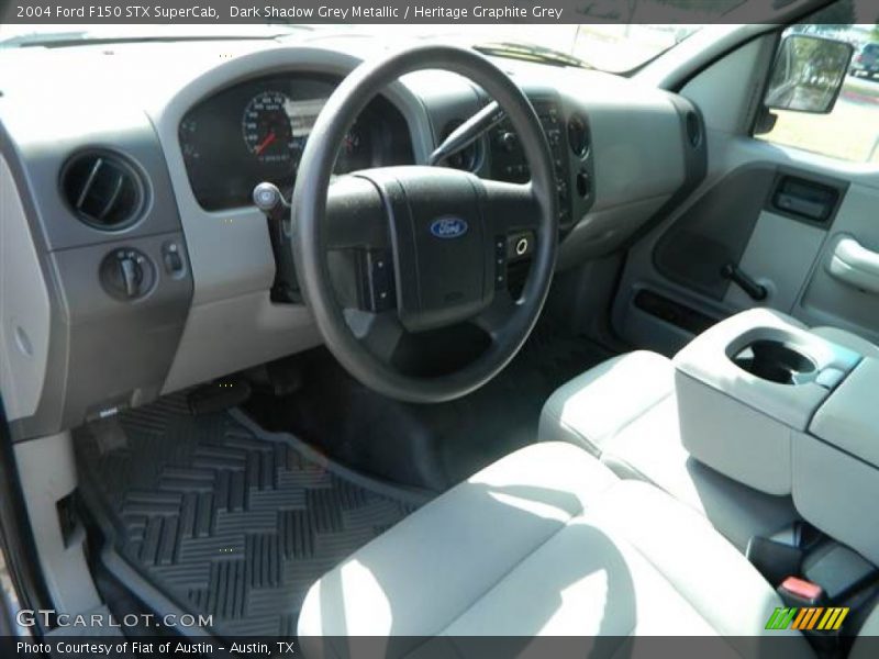 Dark Shadow Grey Metallic / Heritage Graphite Grey 2004 Ford F150 STX SuperCab