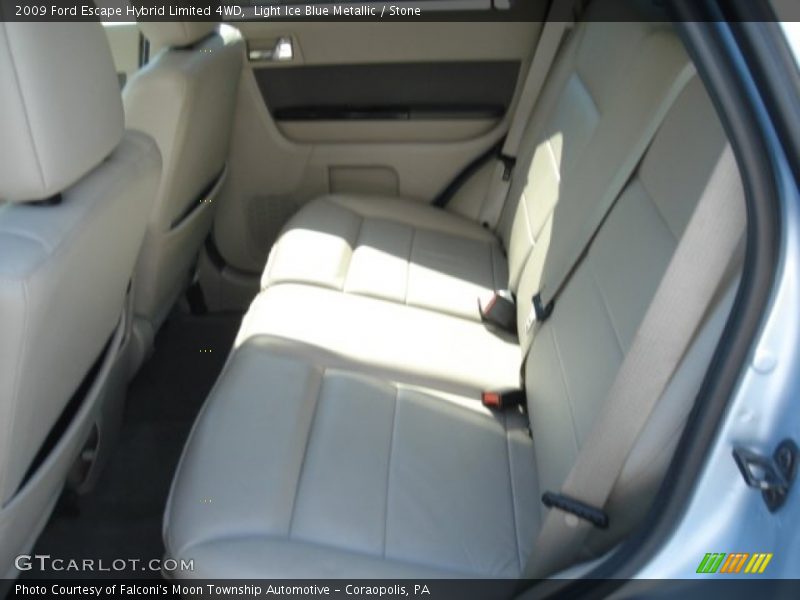 Light Ice Blue Metallic / Stone 2009 Ford Escape Hybrid Limited 4WD