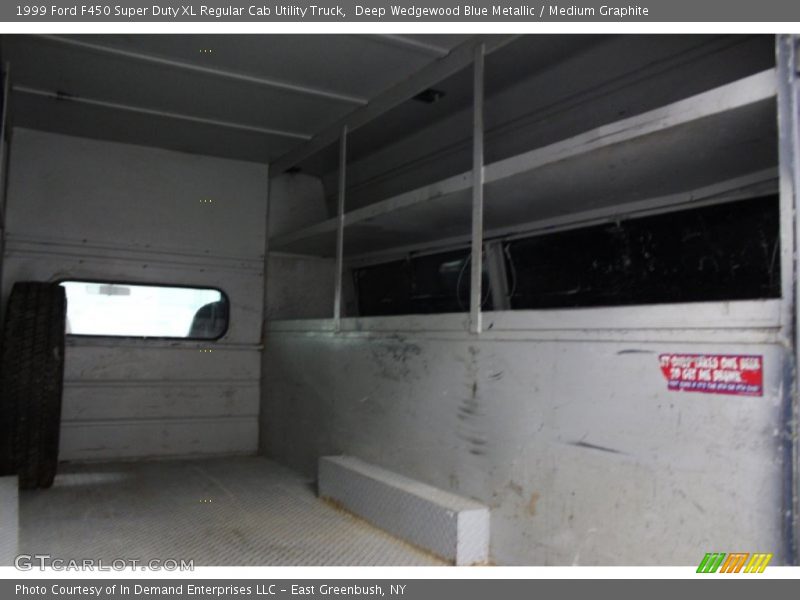 Deep Wedgewood Blue Metallic / Medium Graphite 1999 Ford F450 Super Duty XL Regular Cab Utility Truck