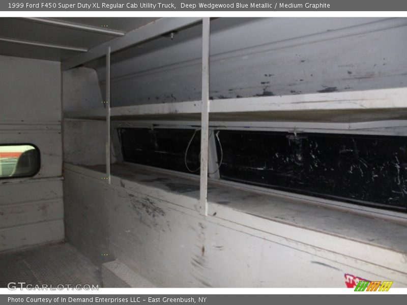 Deep Wedgewood Blue Metallic / Medium Graphite 1999 Ford F450 Super Duty XL Regular Cab Utility Truck