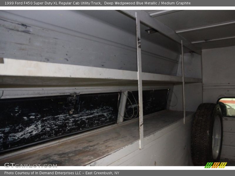 Deep Wedgewood Blue Metallic / Medium Graphite 1999 Ford F450 Super Duty XL Regular Cab Utility Truck