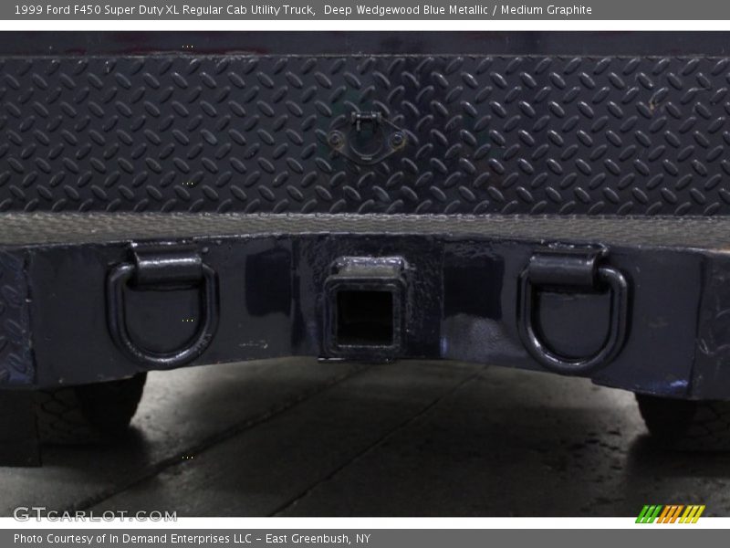Deep Wedgewood Blue Metallic / Medium Graphite 1999 Ford F450 Super Duty XL Regular Cab Utility Truck