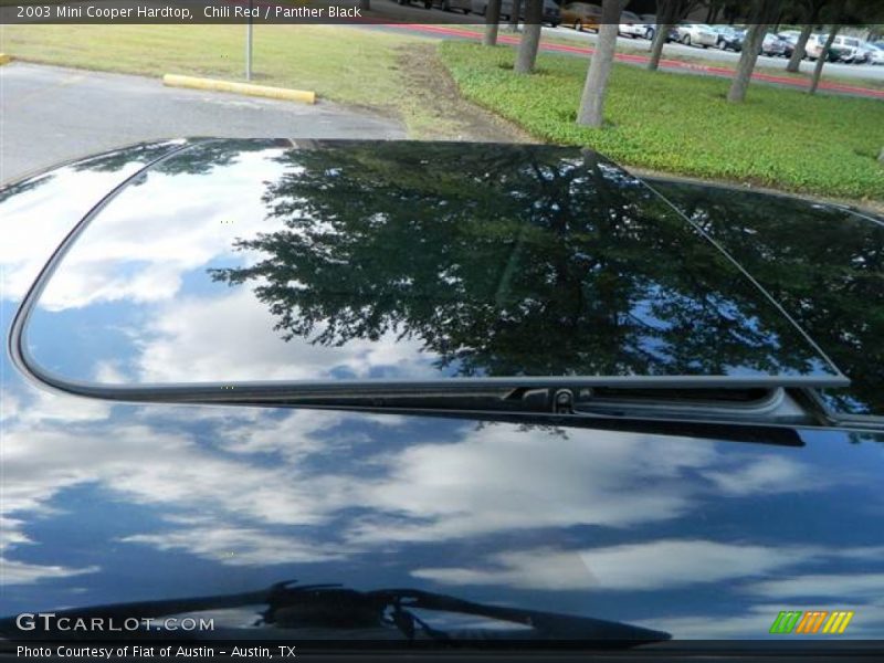 Chili Red / Panther Black 2003 Mini Cooper Hardtop