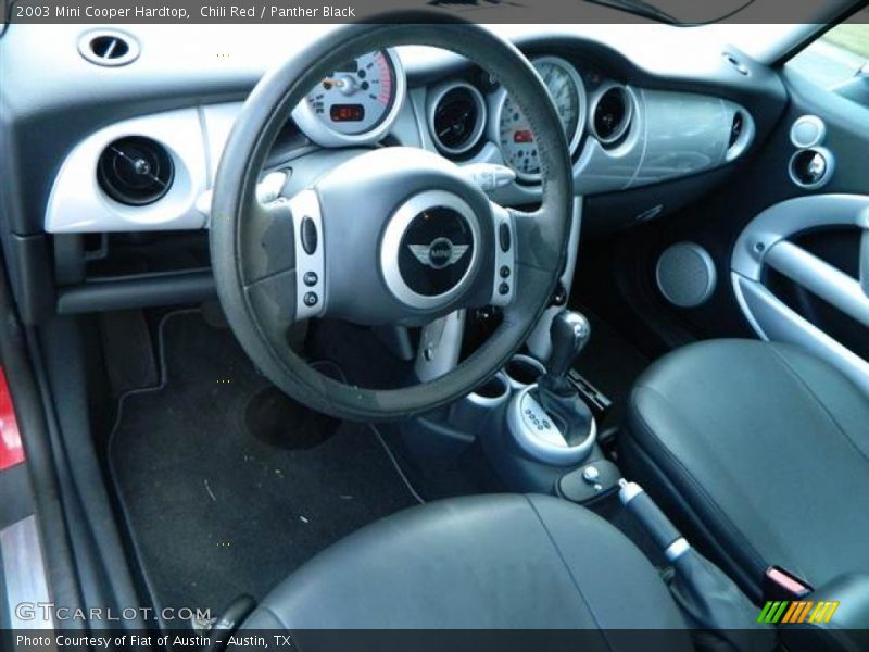 Chili Red / Panther Black 2003 Mini Cooper Hardtop