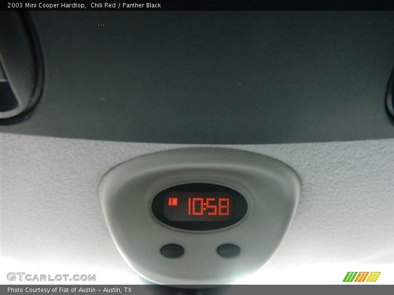 Chili Red / Panther Black 2003 Mini Cooper Hardtop