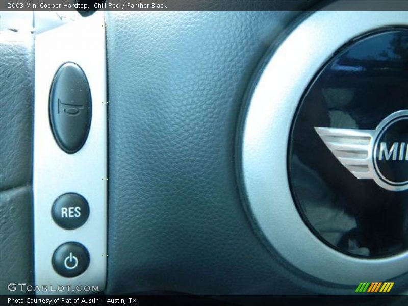 Chili Red / Panther Black 2003 Mini Cooper Hardtop