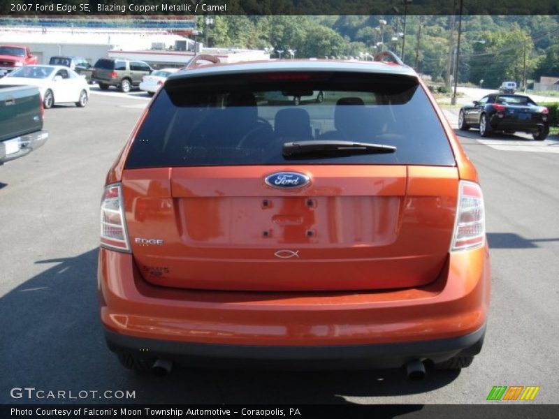 Blazing Copper Metallic / Camel 2007 Ford Edge SE