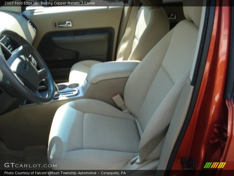 Blazing Copper Metallic / Camel 2007 Ford Edge SE