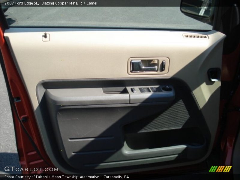 Blazing Copper Metallic / Camel 2007 Ford Edge SE